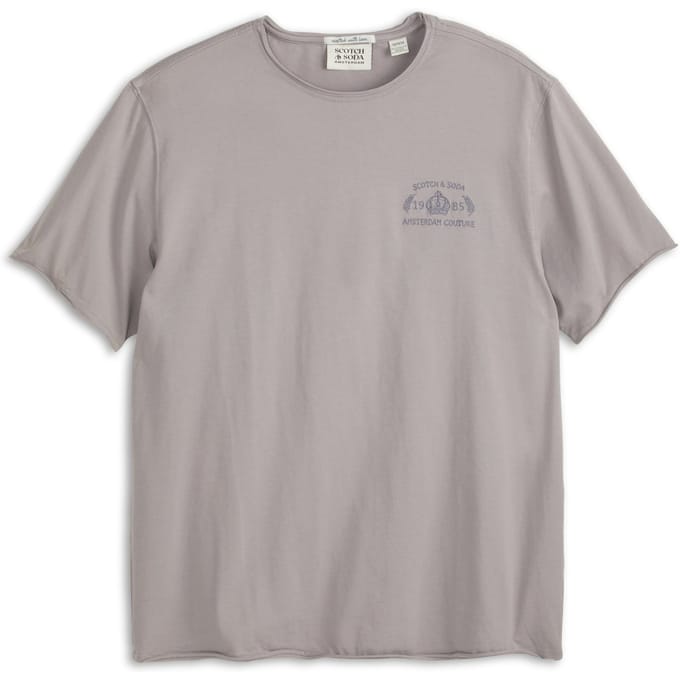 Scotch & Soda Ss Roll Neck Tee Gull Taglia: M | Magliette basic Outlet | Uomo