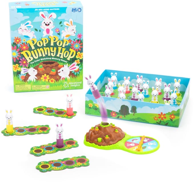 Learning Resources - Pop Pop Bunny Hop (Revamp of Bunny Hop) - 3+