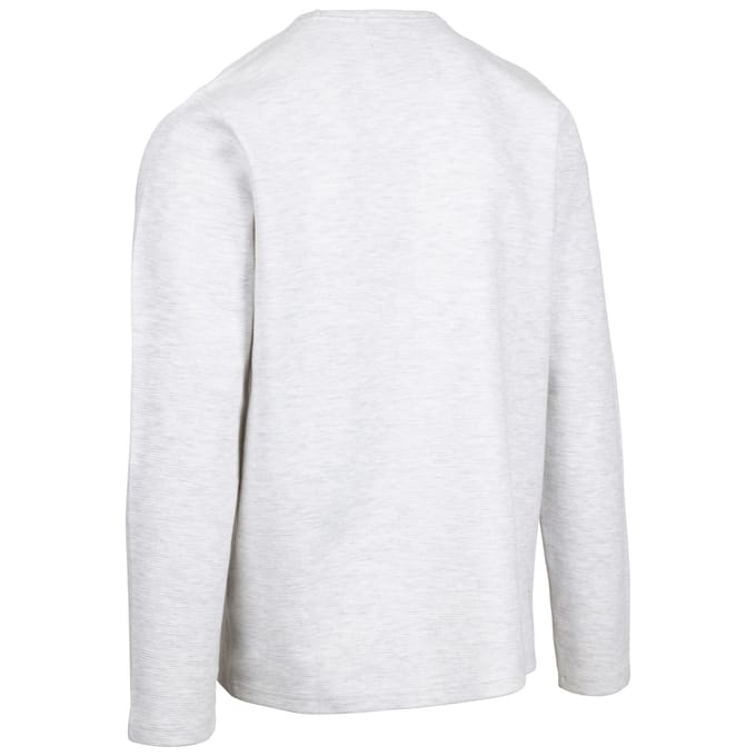 Trespass Heren Calverley Sweatshirt (Off White Marl)