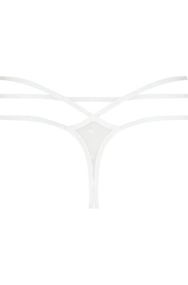 Hunkemöller Dames Lingerie String Melda - Wit - maat L