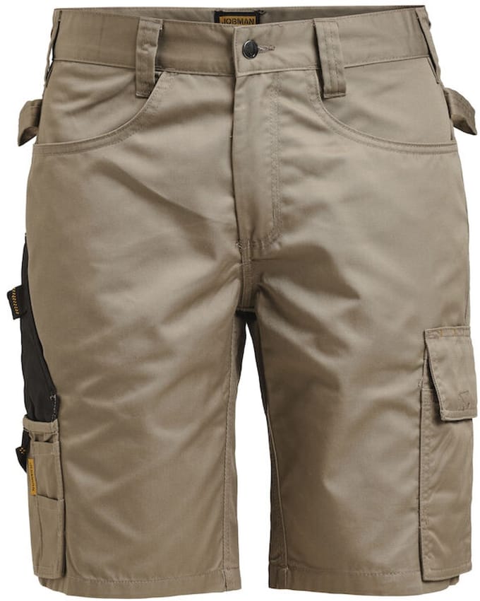 Jobman 2723 Service Shorts 65272320 - Khaki/Zwart - C42
