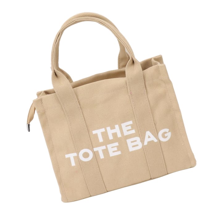 Dames Tas Canvas Waterdicht Grote Capaciteit Casual Schoudertas met Rits Brede Band voor Reizen kaki