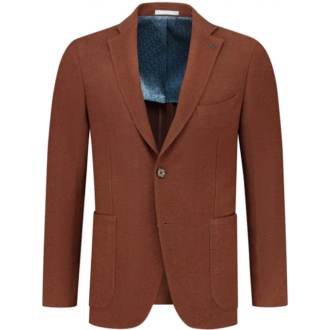 Gestructureerde herringbone blazer Michael Kors