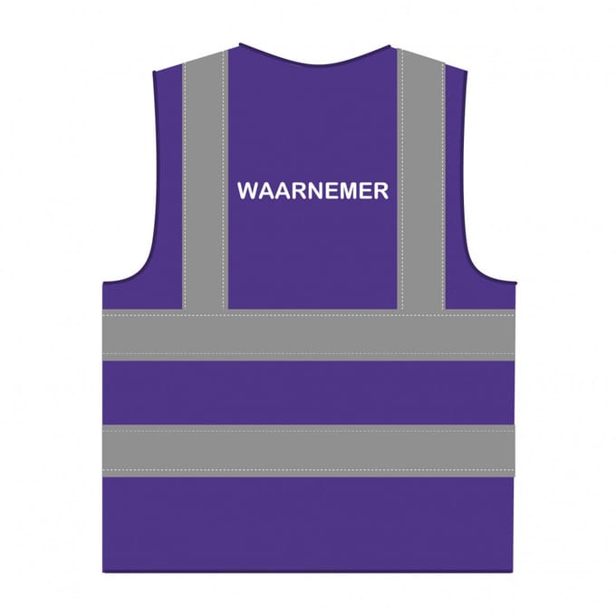 Waarnemer hesje RWS paars