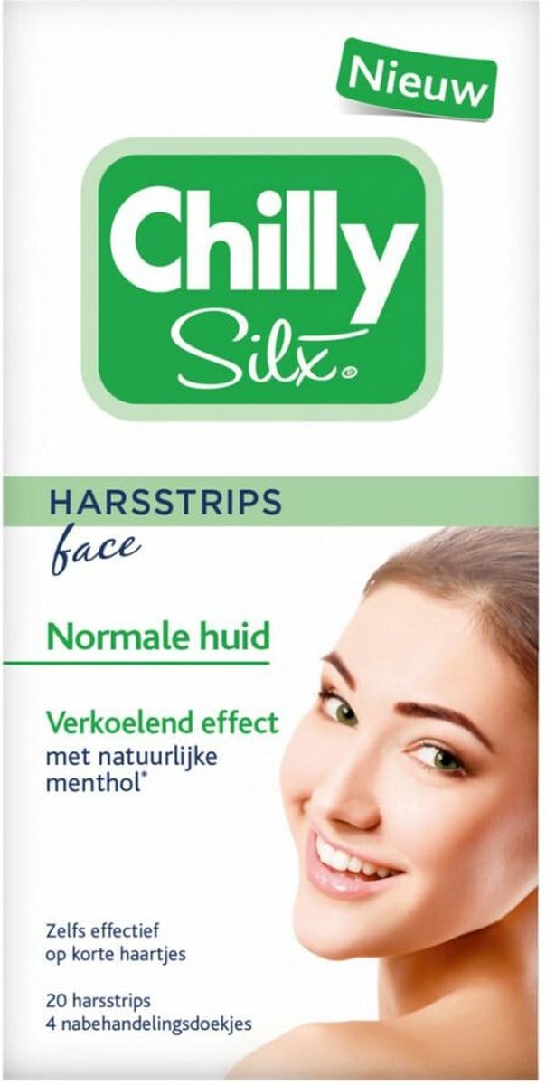 Chilly Silx 20x Harsstrips Gezicht Normale Huid