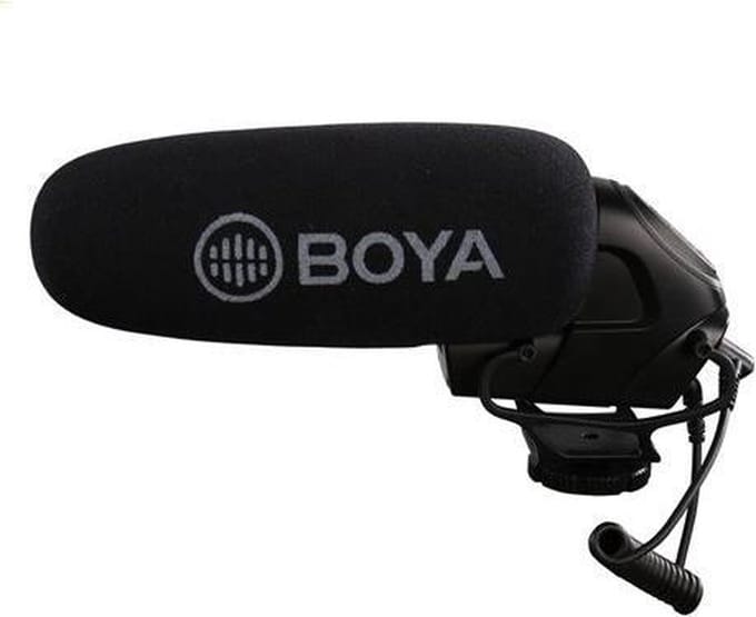 BOYA BY-BM3032 microfoon Zwart Microfoon voor digitale camcorders