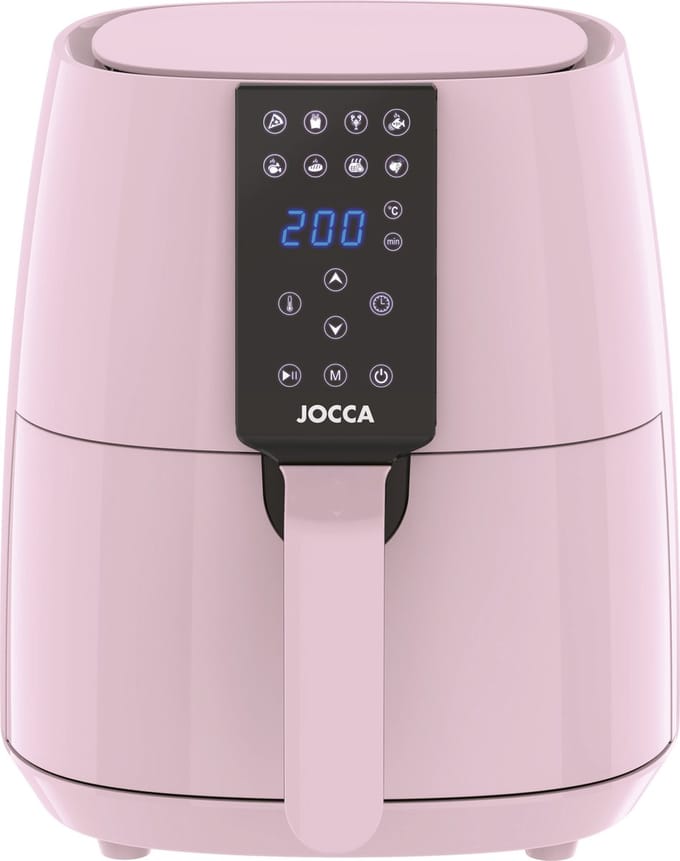 Jocca Sweet 2326P Airfryer - Heteluchtfriteuse - 3.8 Liter - 1450 Watt - Roze