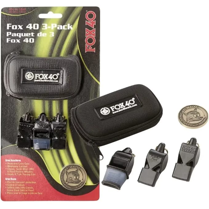 Pack van 3 Fox fluitjes (x3)