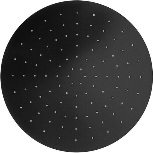 Herzbach DEEP BLACK rain shower round Ø 25 cm, 23.600250.1.12
