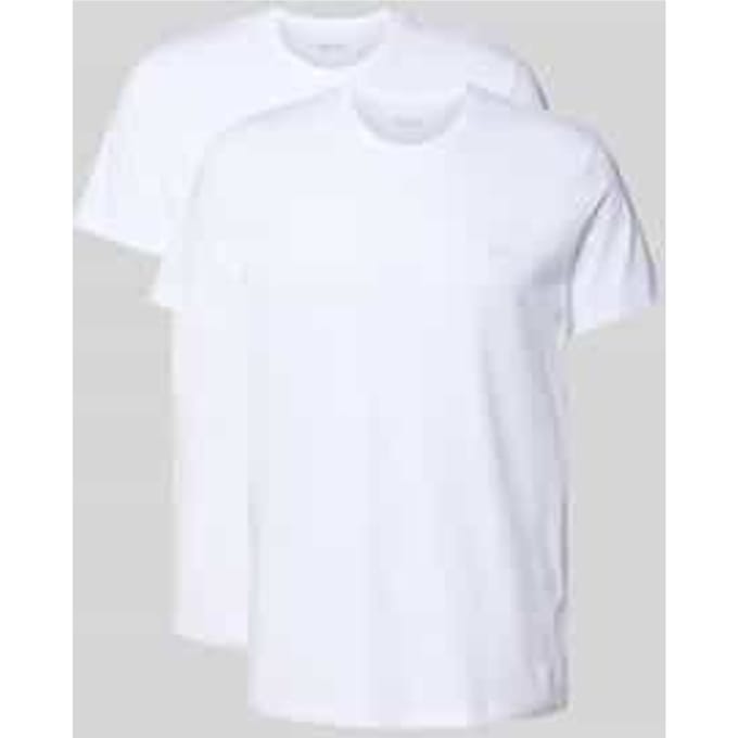 T-shirt met ronde hals in een set van 2 stuks, model 'ComfortS'