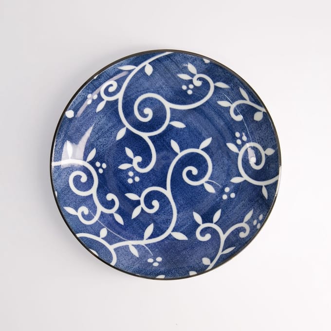 Tokyo Design Studio - Tokyo Blue Karakusa Bord - 21,5 x 3,4 cm