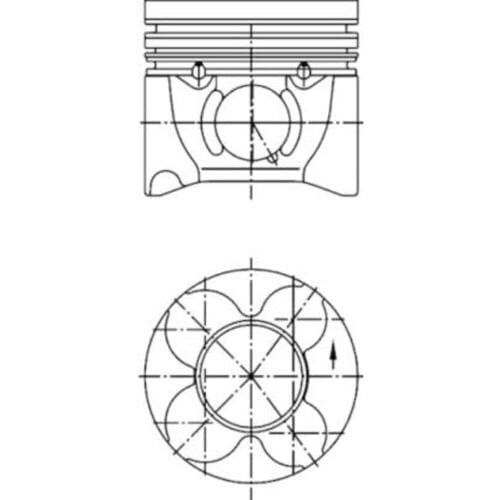 Zuiger KOLBENSCHMIDT 40 406 610