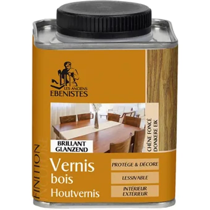 Les Anciens Ébénistes Houtvernis Donkere Eik Hoogglans 250ml