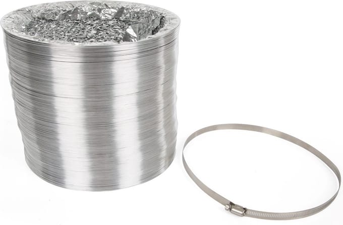 Perel FLEXIBELE ALUMINIUM BUIS - 7 m