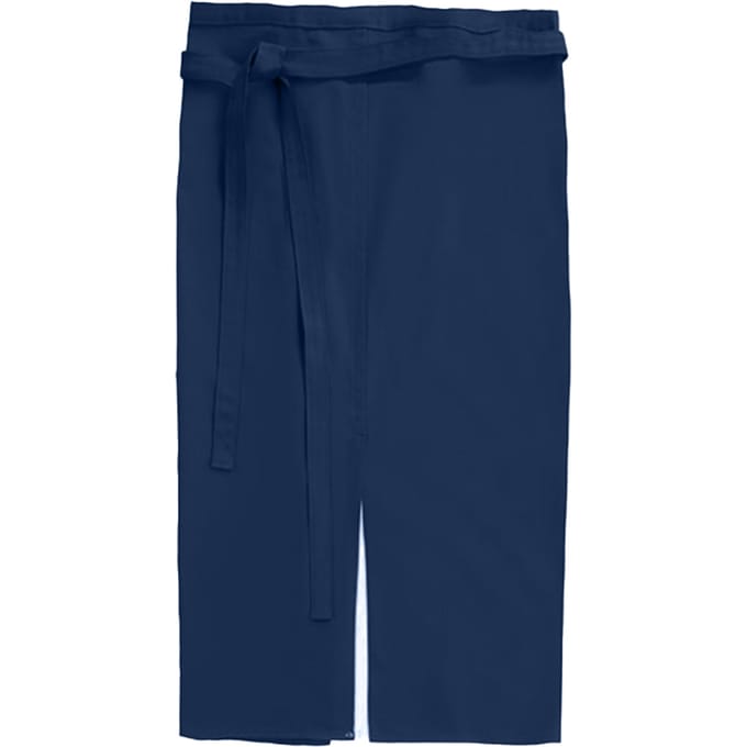 CG Workwear Milano Volledig schort met split aan de voorkant (Marine)