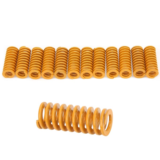 24 stuks 3D-printeronderdelen Veer voor verwarmd bed Extruder Nivelleringsaccessoires 25 x 8 mm multi