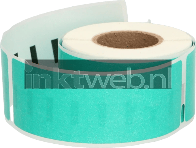 FLWR - Labels / Dymo 99010 / groen / Geschikt voor Dymo