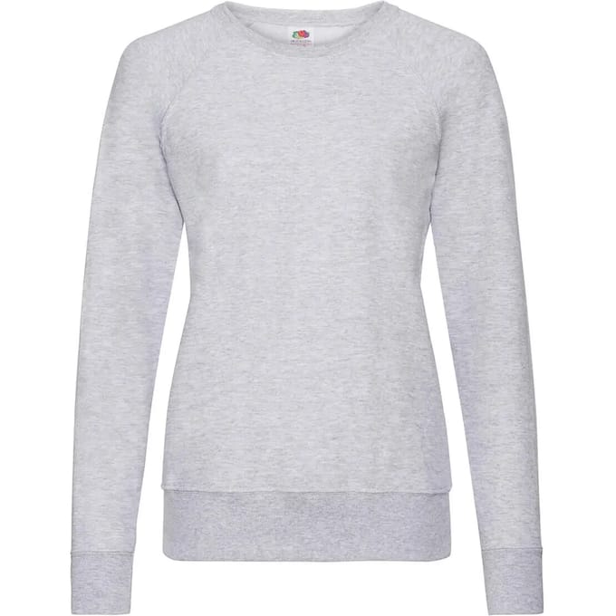 Dunne sweatshirt voor dames Fruit of the Loom Raglan