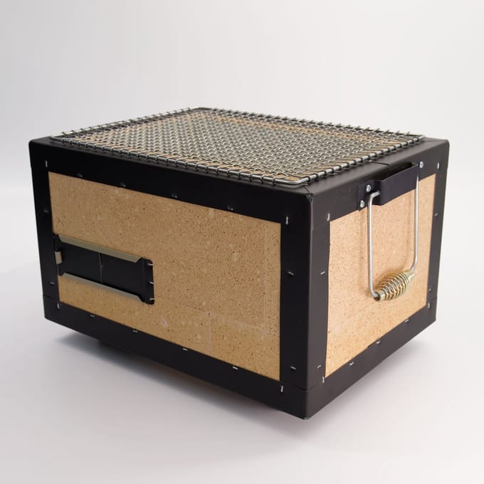 Konro Grill Diatomite 31x23x20cm