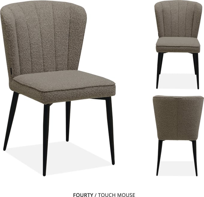 MX Sofa Eetkamer stoel Fourty | kleur: Mouse