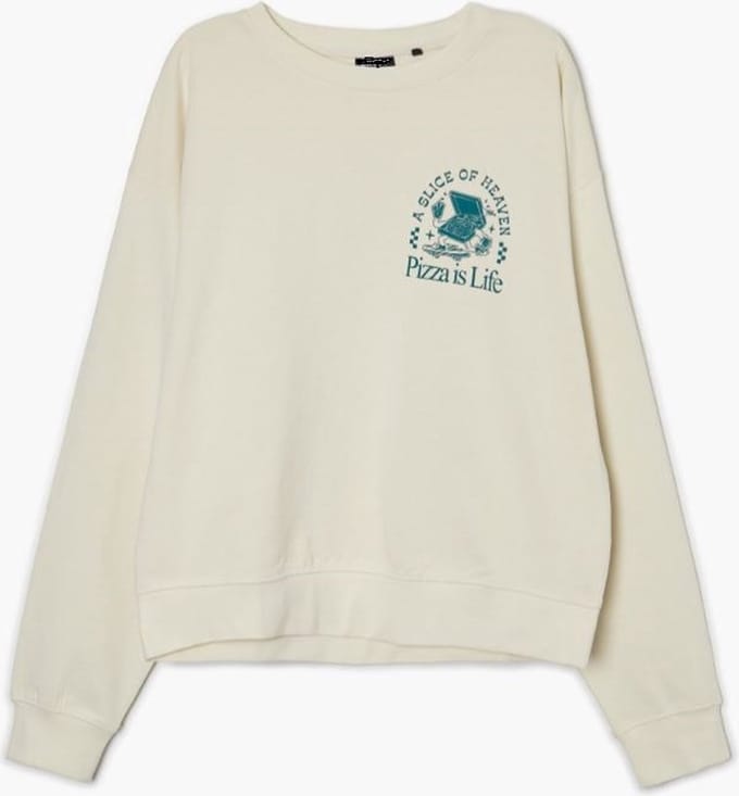 Starry Indigo - Heren sweatshirt wit maat M