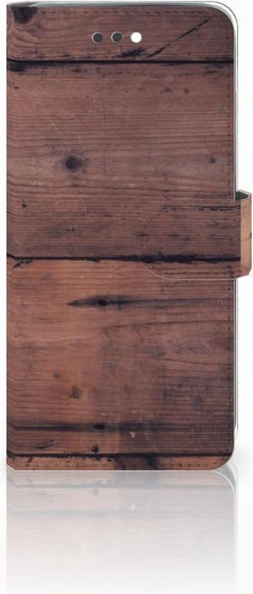 Book Case voor Apple iPhone 7 Plus | 8 Plus Book Style Case Old Wood