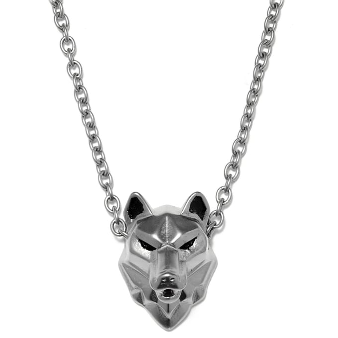 Jax Stalen Wolf-ketting