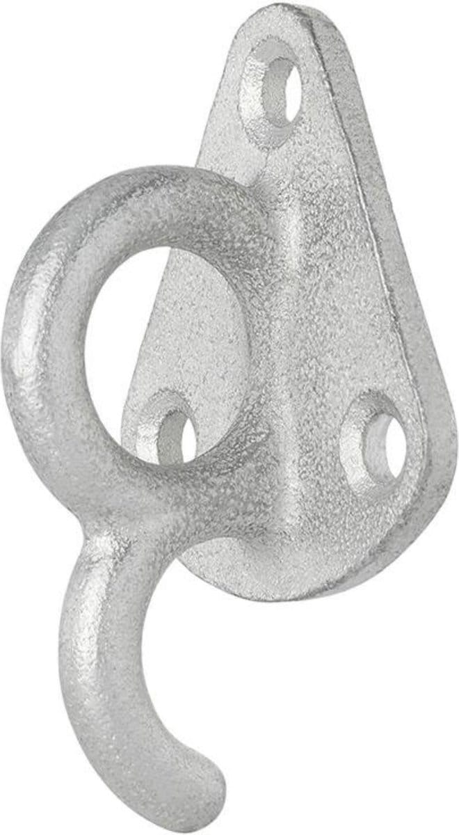 ProPlus Touwhaak met oog - Metaal - 70 x 45 mm - Opschroefbaar - 3 schroefgaten