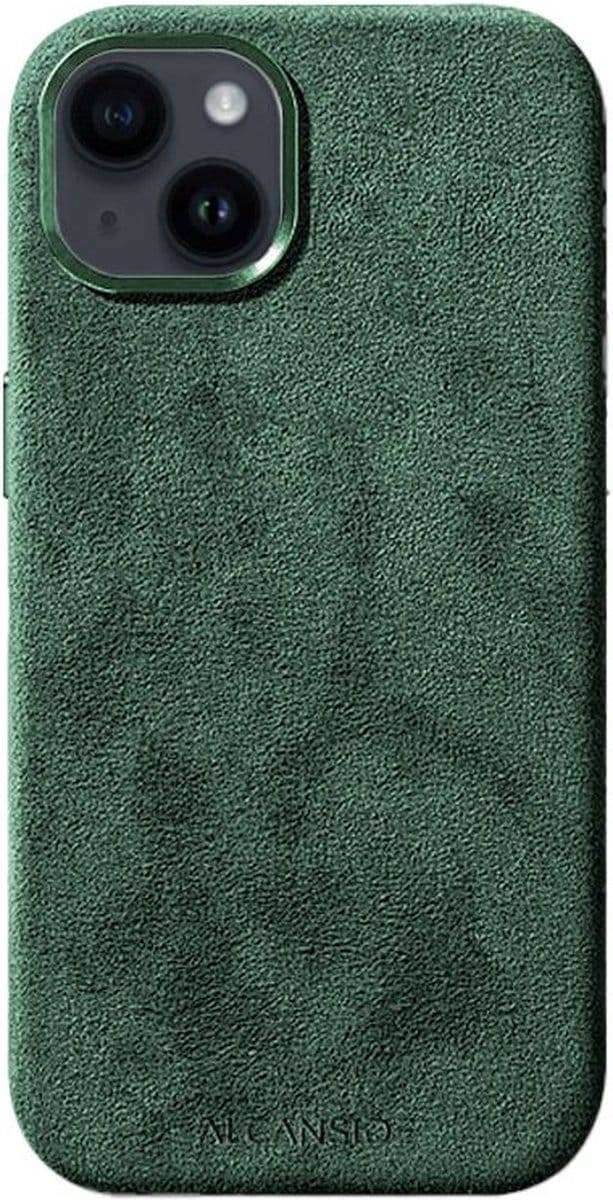 iPhone 15 - Alcantara Case - Midnight Green