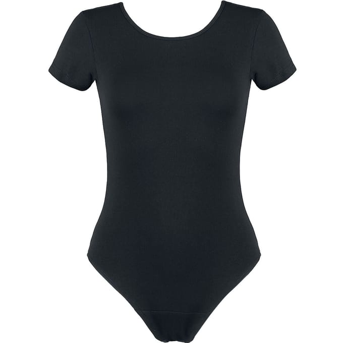 Urban Classics Ladies Stretch Jersey Body Body's zwart Katoen -