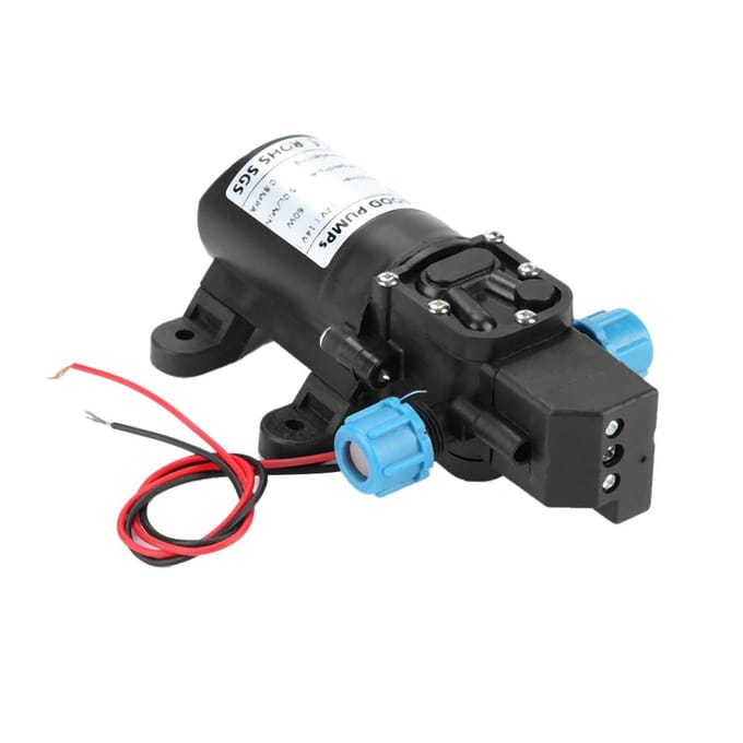 12V 60W Waterpomp 5L Min Micro Membraanpomp voor Caravan Kamperen Boot