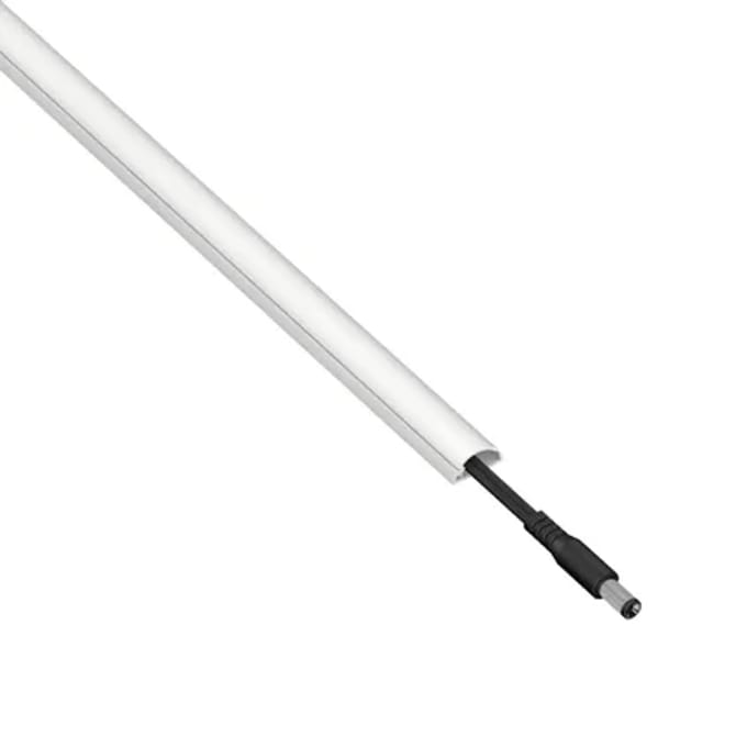 D-line Kabelgoot Halfcirkel 16x08mm 2m Wit
