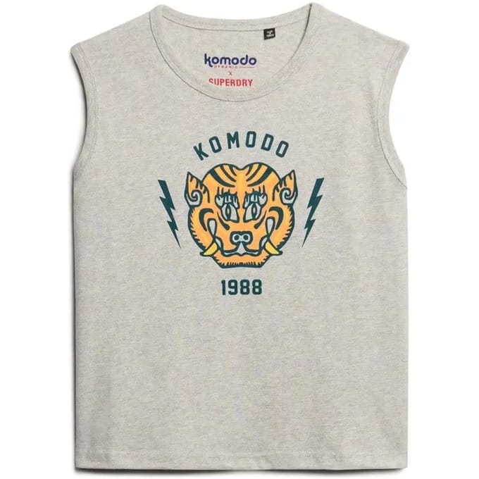 Superdry - Superdry x Komodo Tiger Slim hemdtop - Dames - Vesten