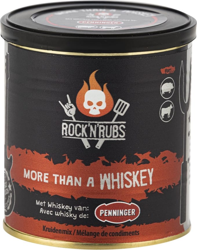 Rock 'n' Rubs BBQ Rub - Whiskey Kruidenmix - 130g - Penninger Whiskey