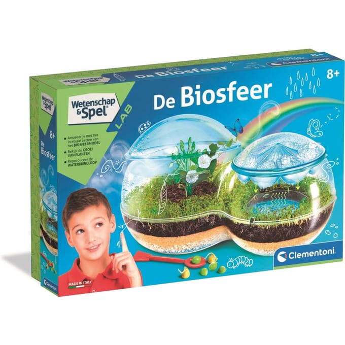 Clementoni Wetenschap & Spel - De Biosfeer - Experimenteerdoos - Wetenschapslab - Vanaf 8 jaar
