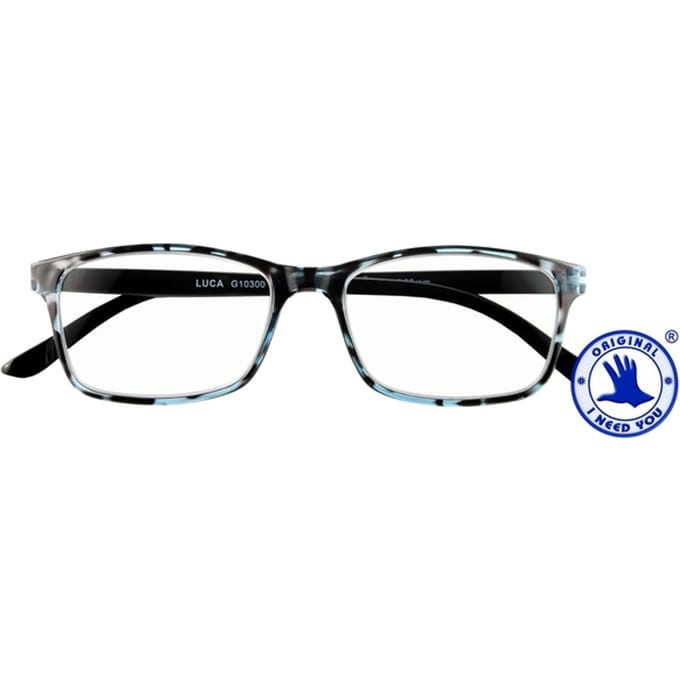 Leesbril I Need You Luca +1.50 dpt blauw