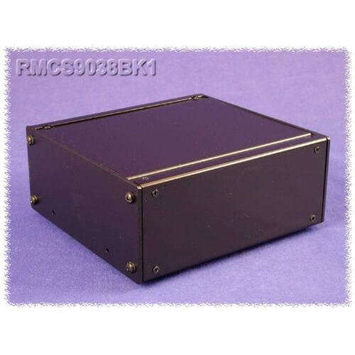 Hammond Electronics RMCS9038BK1 Universele behuizing 216 x 203 x 65 Aluminium Zwart 1 stuk(s)