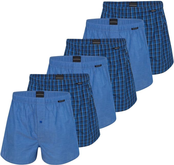 Schiesser Heren boxershort 6 pack Web