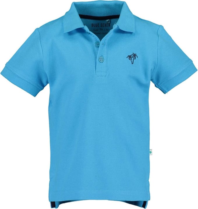 Blue Seven poloshirt blauw, maat 92