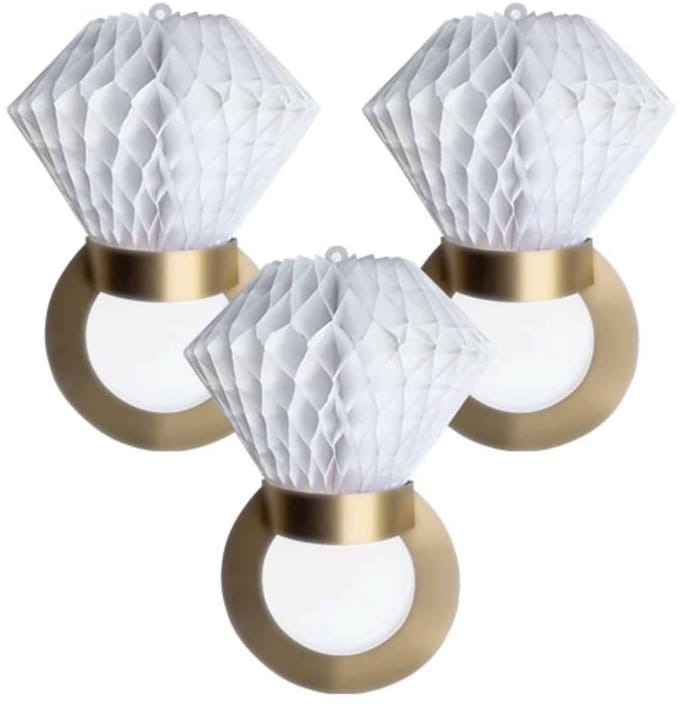 Folat - Honeycombs Ring 28cm (3 stuks)