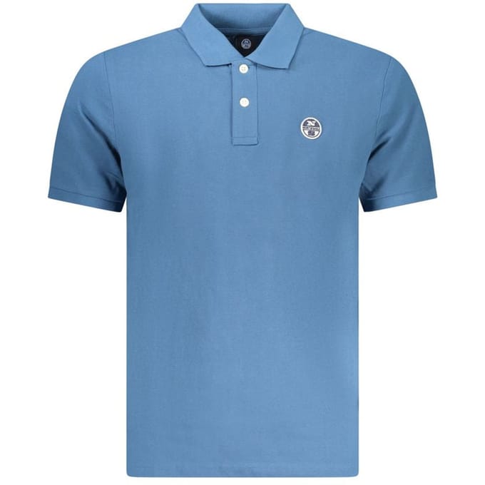 North Sails Blauwe Katoenen Heren Polo Shirt