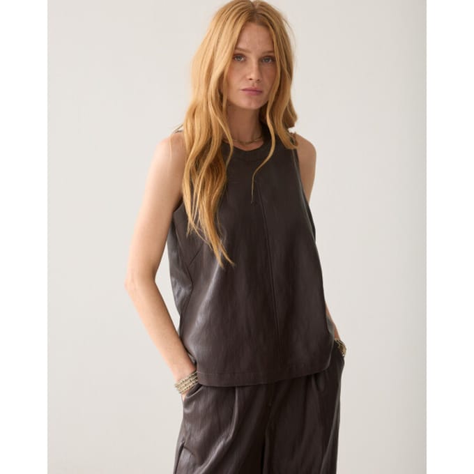 Summum 2s3557-12526 754 top soft faux leather dark chocolate