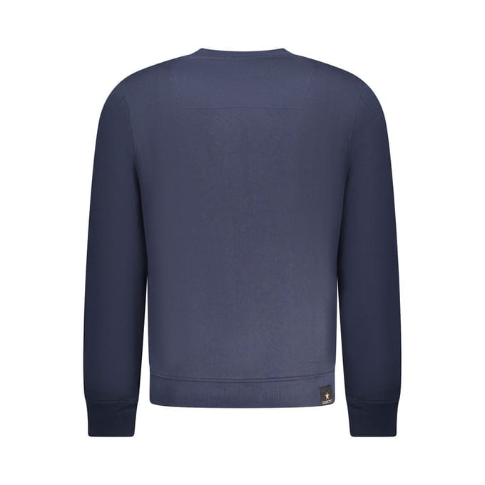 Accademia Militare Blauw Katoenen Heren Sweatshirt