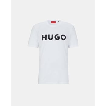 T-shirt met labelopschrift model 'DULIVIO'