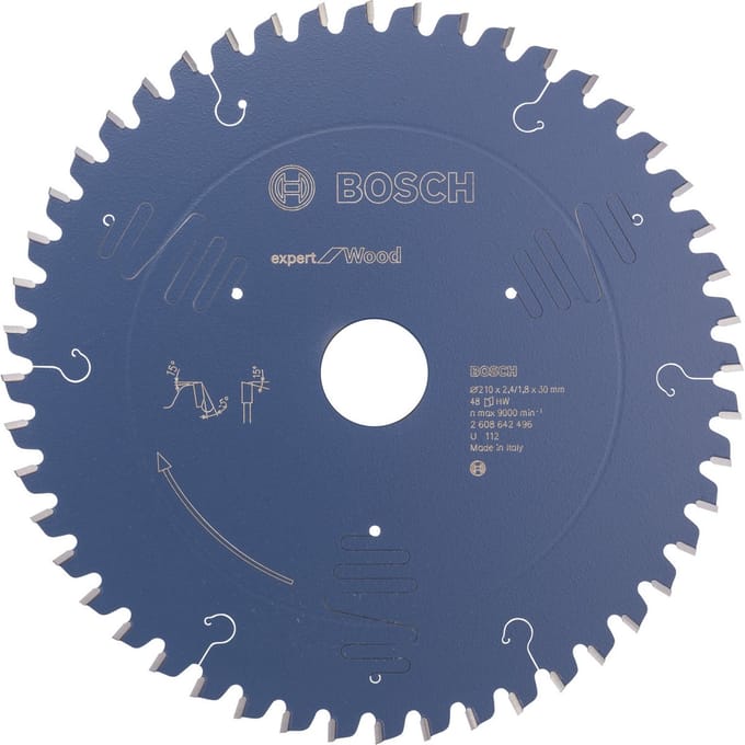 Bosch Accessories Expert for Wood 2608642496 Cirkelzaagblad 210 x 30 x 2.4 mm Aantal tanden: 48 1 stuk(s)