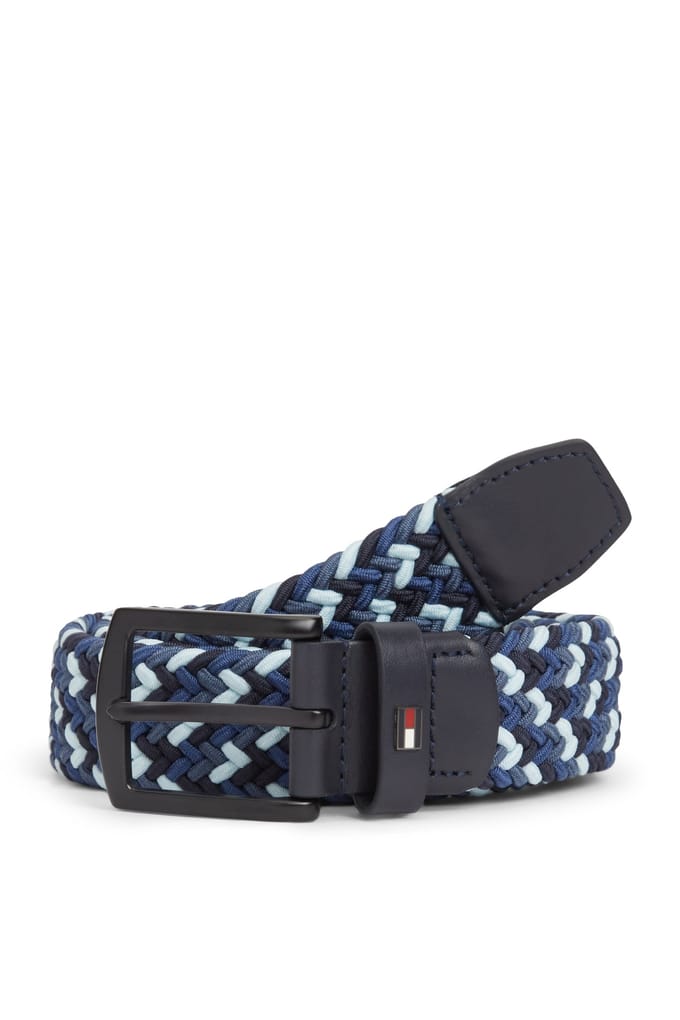 Tommy Hilfiger Denton Elastic 3.5 Belt Well Water Größe: 105 | Gürtel Outlet | Herren