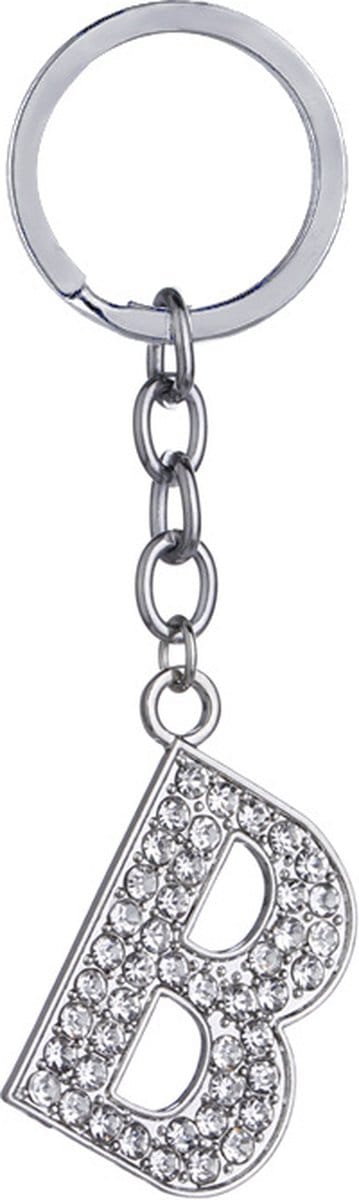 Bixorp Sleutelhanger met Letter B - Best Friends BFF Cadeau voor haar / hem