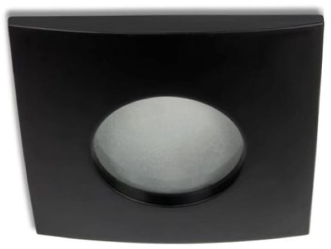 IP44 LED inbouwspot Evin -Vierkant Zwart -Sceneswitch -Dimbaar 5W -Philips
