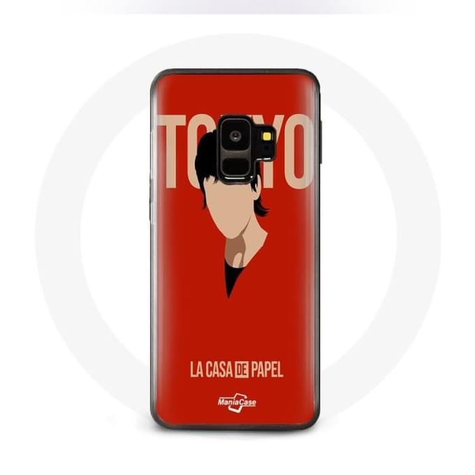 Coque pour Samsung S9 plus La casa de papel Tokyo Fanart logo