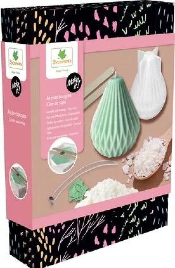 Sycomore creatieve set diamant kaarsen maken - sojawas 12 jaar+.